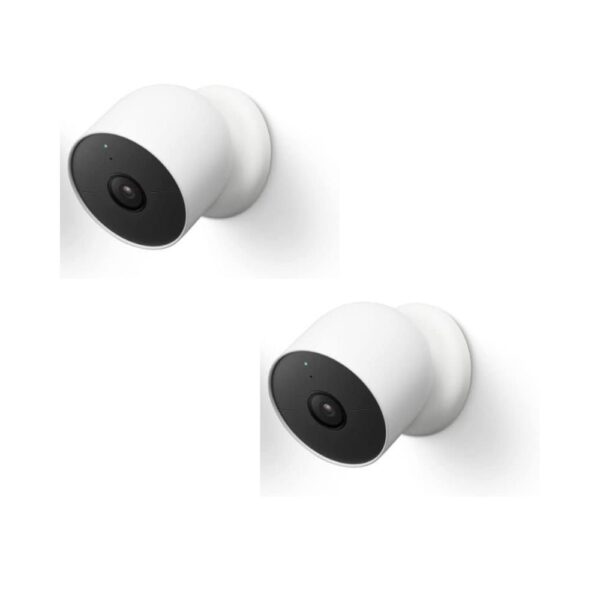 Google Nest Cam Outdoor or Indoor, Battery - 2nd Generation - 2 Count