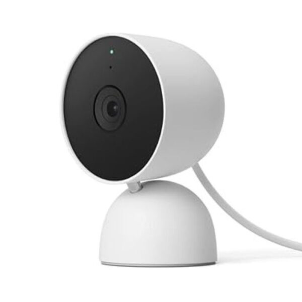Google indoor Nest Security Cam 1080p (Wired) - 2nd Generation - Snow
